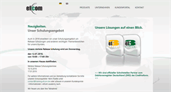 Desktop Screenshot of efcom.de