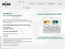 Tablet Screenshot of efcom.de